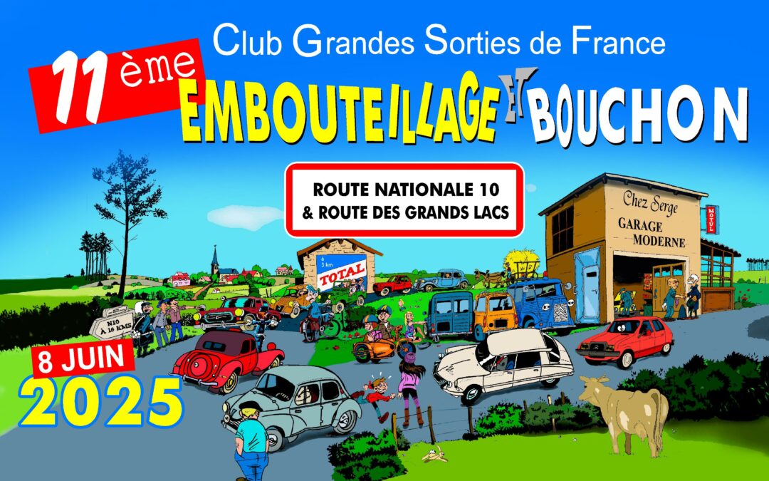 Embouteillage et Bouchon de la Route Nationale 10 et de la Route des Grands Lacs le 8 Juin 2025